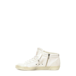 Sneakers Leather Crown white