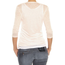 T-Shirt ”Double” Majestic Filatures rose