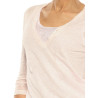 T-Shirt ”Double” Majestic Filatures rose