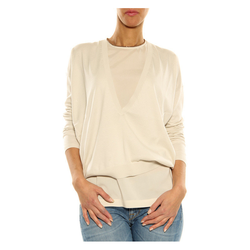 Sweater Brunello Cucinelli cream
