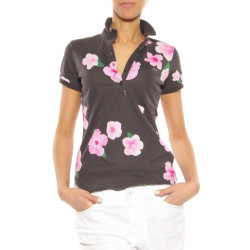 Polo Sun68 dark brown