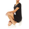 Long T-Shirt Thom Krom black