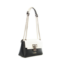 Shoulder bag Moschino Love black-white