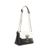 Shoulder bag Moschino Love black-white