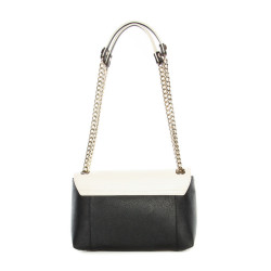 Shoulder bag Moschino Love black-white
