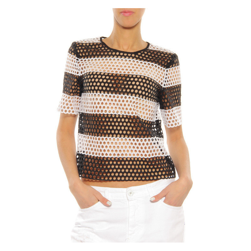 T-Shirt Michael Kors black-white