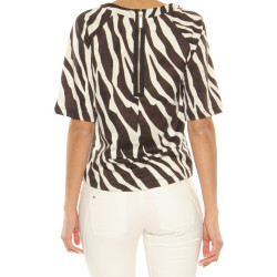 T-Shirt Michael Kors black-white