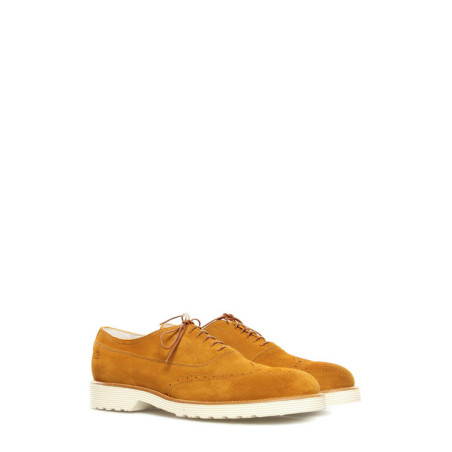 Lace up shoes Alberto Guardiani mustard yellow