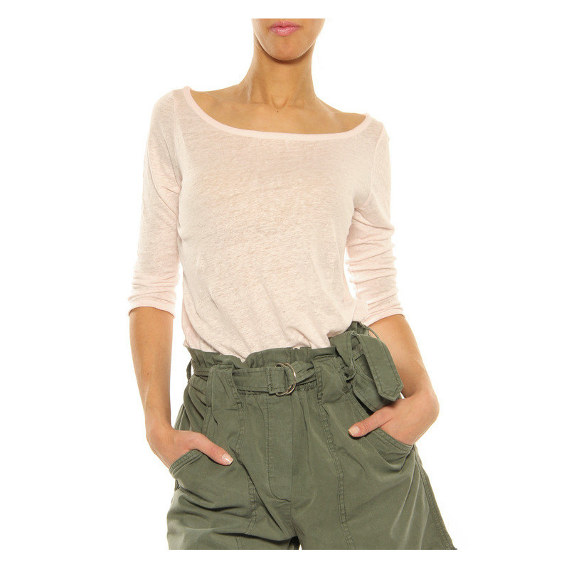T-Shirt Majestic Filatures rose