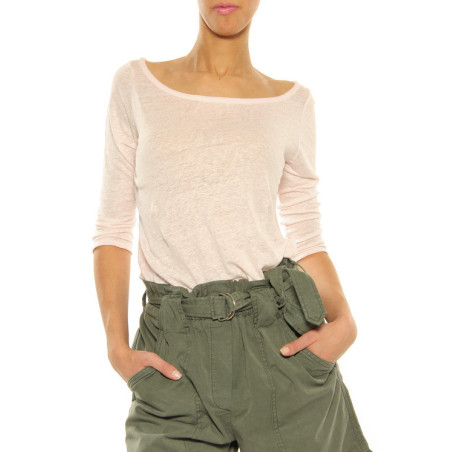 T-Shirt Majestic Filatures rose