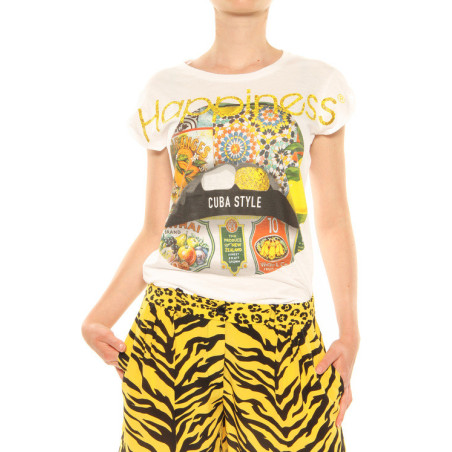 T-Shirt Happiness multi