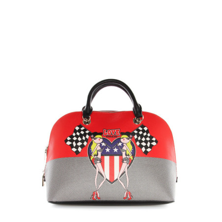 Bag Moschino Love red