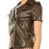 Leather Jacket Michael Kors dark brown