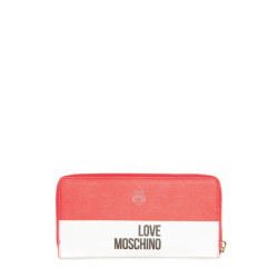 Wallet Moschino Love red-white