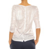 T-Shirt Majestic Filatures silver