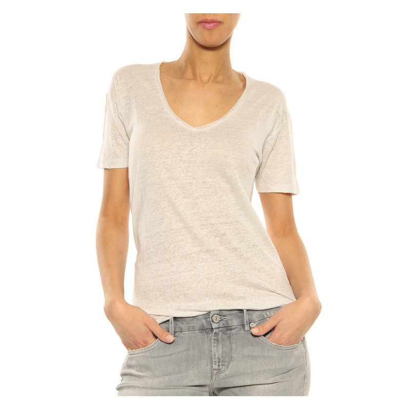 T-Shirt Majestic Filatures light grey