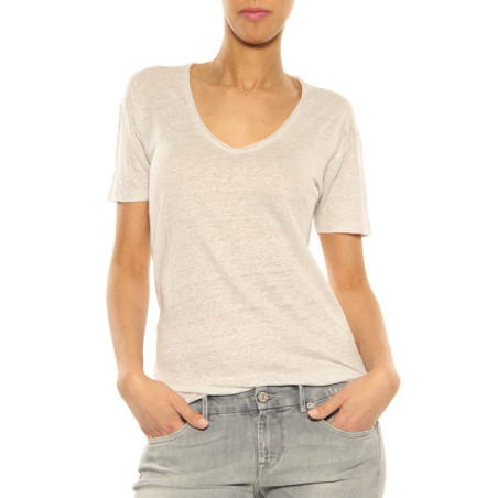 T-Shirt Majestic Filatures light grey