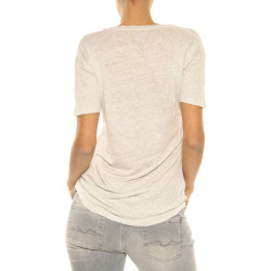 T-Shirt Majestic Filatures light grey