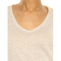 T-Shirt Majestic Filatures light grey