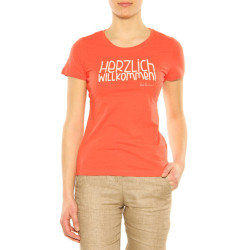T-Shirt “Willkommen“ Luis Trenker light red