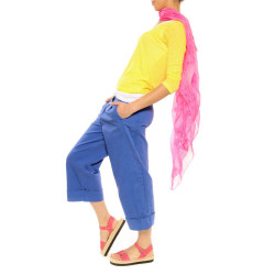 T-Shirt ”Double” Majestic Filatures yellow