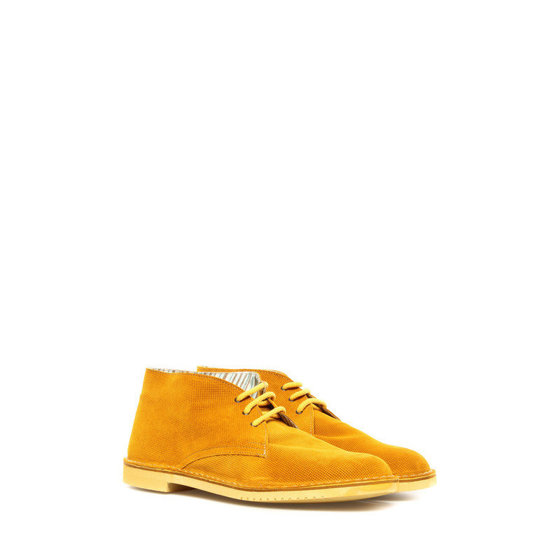 Lace up shoes “Diave“ Weg mustard yellow