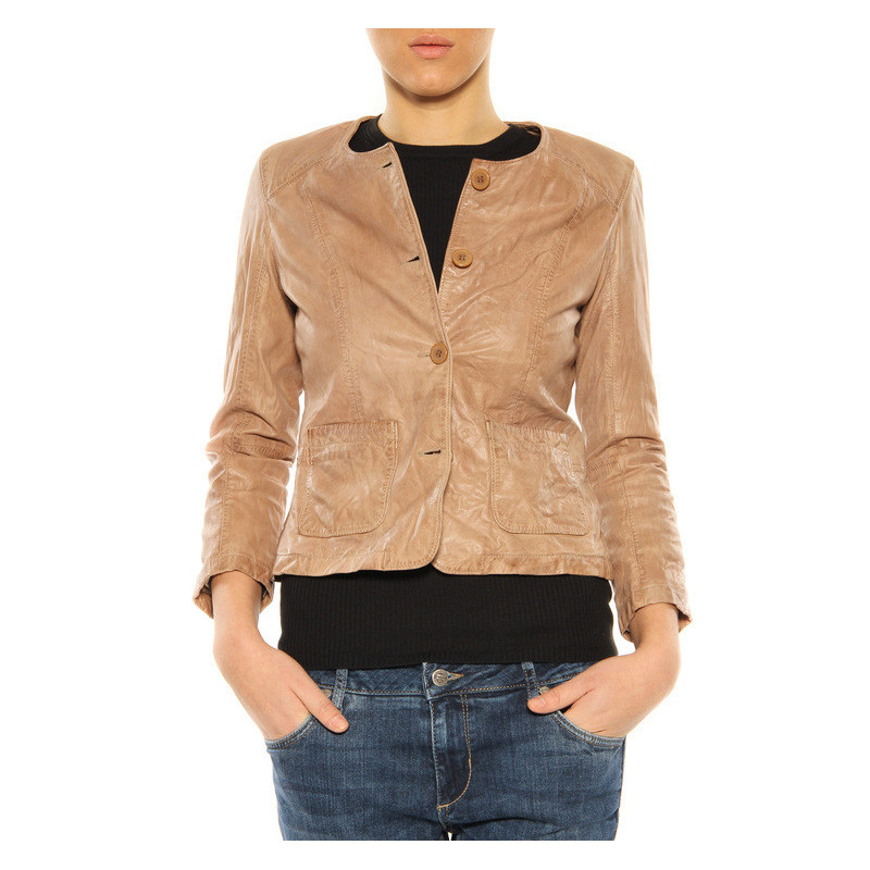 Leather jacket Bully brown
