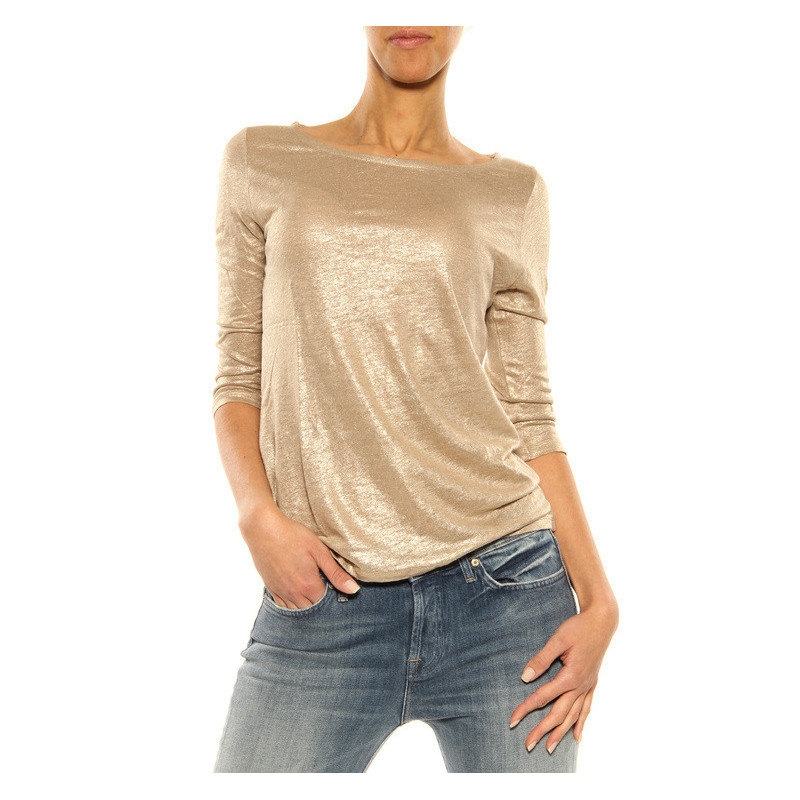 T-Shirt Majestic Filatures gold