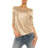 T-Shirt Majestic Filatures gold