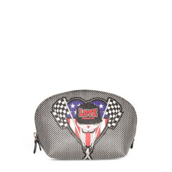 Purse Moschino Love black-white