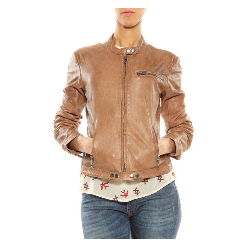 Leather jacket Bully brown