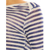 T-Shirt Majestic Filatures blue-white