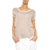 T-Shirt ”Double” Majestic Filatures light grey
