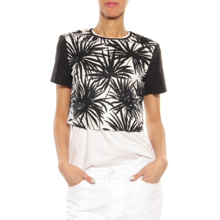T-Shirt Michael Kors black-white
