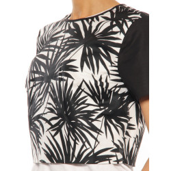 T-Shirt Michael Kors black-white