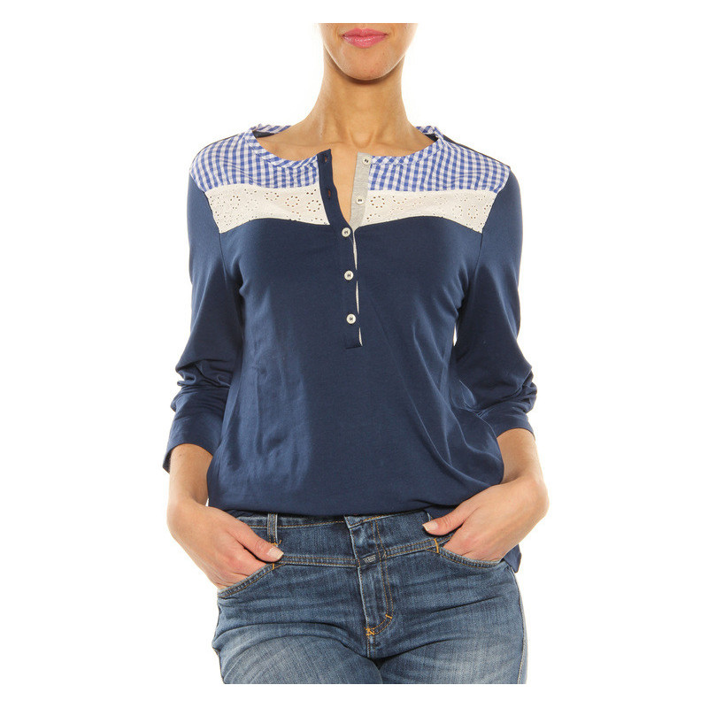 T-Shirt “Primula“ Luis Trenker blue