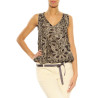 Top Jijil black-beige