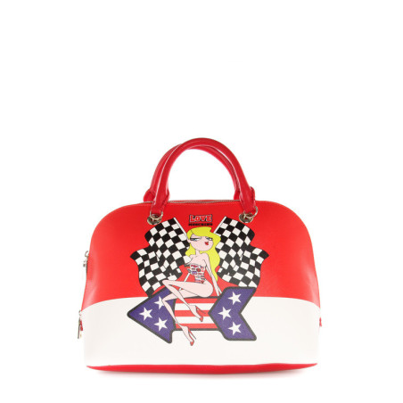Bag Moschino Love red