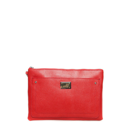 Clutch Moschino Love red