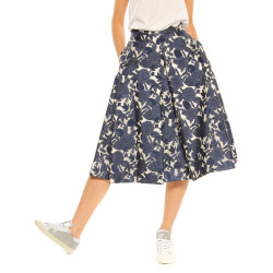 Skirt Ki 6? Who are you? blue