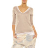 T-Shirt ”Double” Majestic Filatures grey