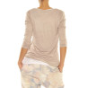 T-Shirt ”Double” Majestic Filatures grey