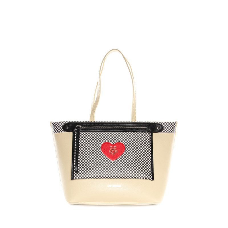 Bag Moschino Love cream