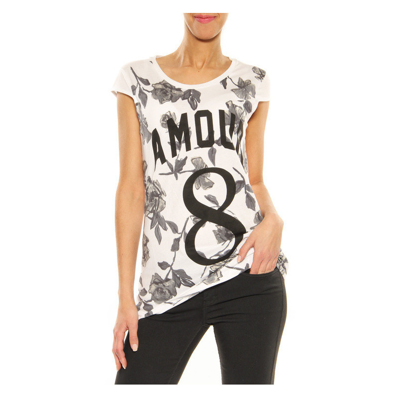 T-Shirt Twin-Set white-black