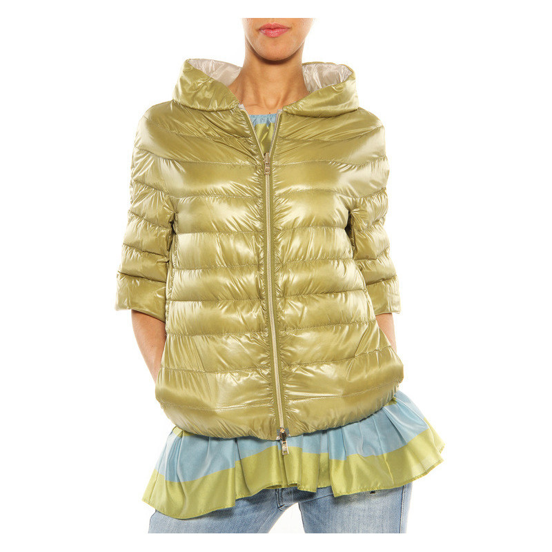 Down jacket Doubleface Herno green